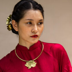 Kiềng Đồng Hoàng Liên Sen Vàng