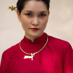 Kiềng Đồng Chim Lạc - Kiềng Thủ Công, Kiềng Mặc áo dài, Cô dâu