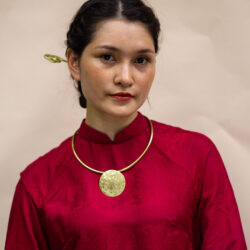 Kiềng Đồng Chạm Trống Đồng Thủ Công